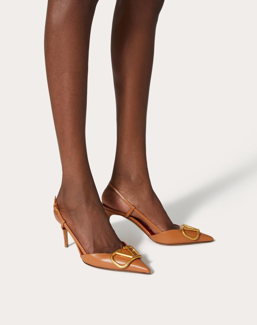 VLogo Signature Calfskin Slingback Pump 80mm / 3.15 in. - Image 2